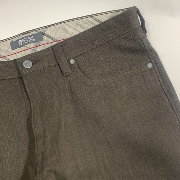 Kenneth Cole Mens Straight Corduroy Pant 34x32 - Picture 3 of 10